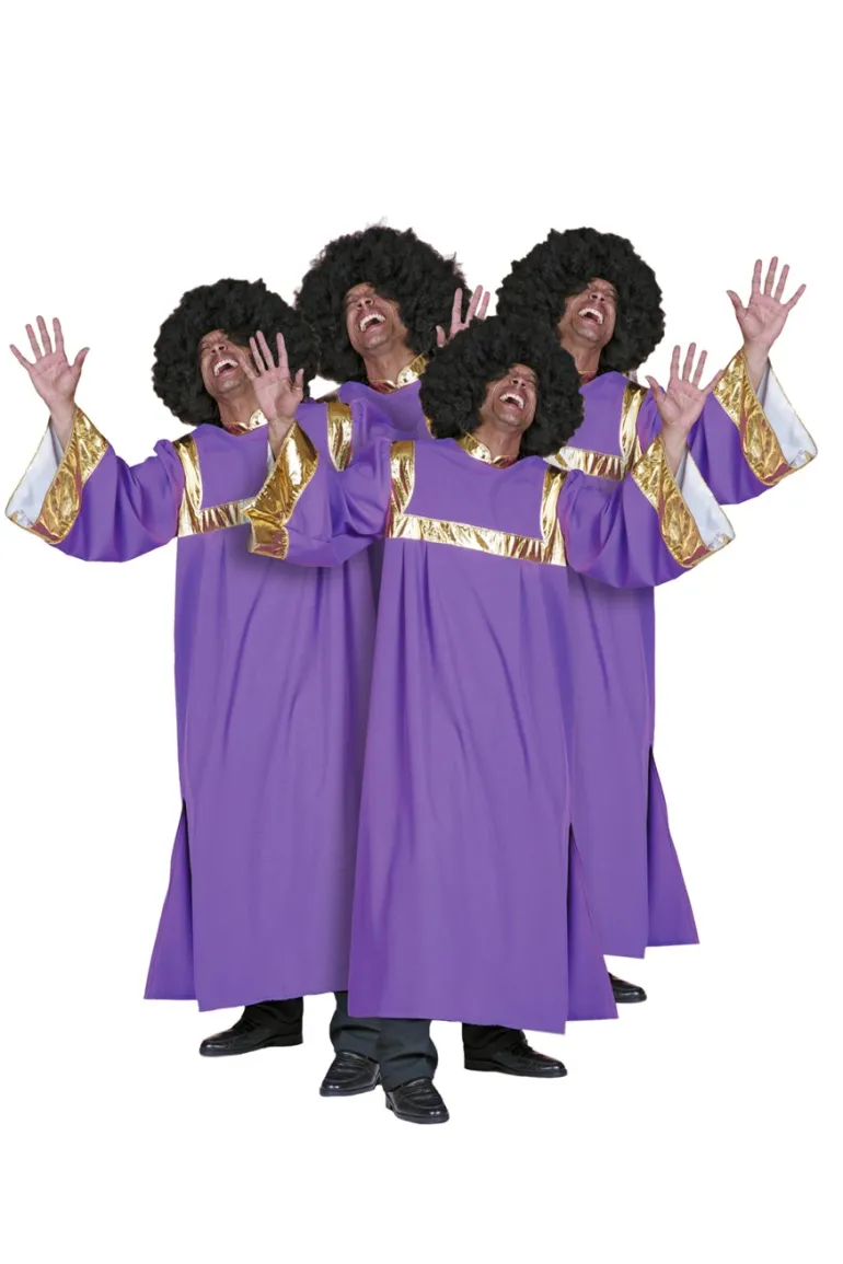Voksen kostume: Gospelsanger kostume