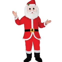 Voksen Maskot Julemands Kostume