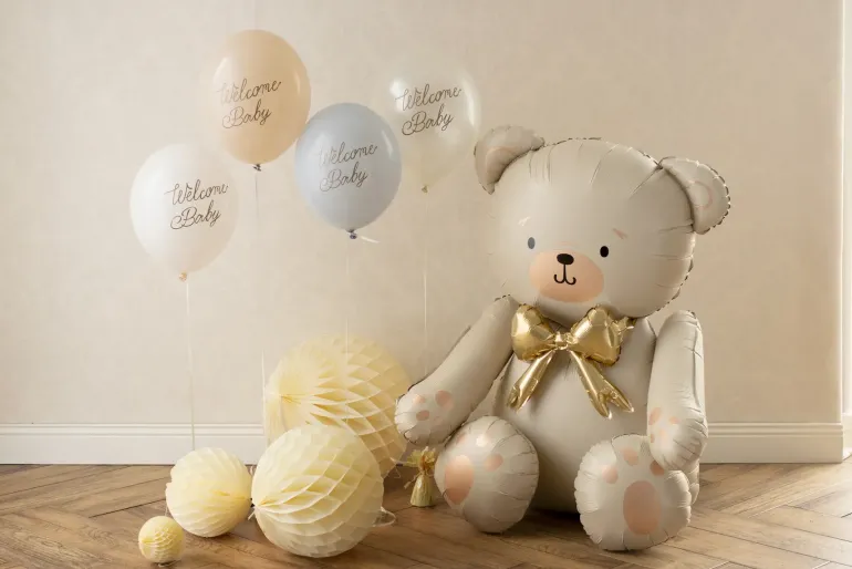 Welcome Baby Balloner Blåt mix, 6 stk.