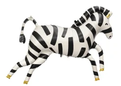 Zebra Folie Ballon, 100 x 82cm